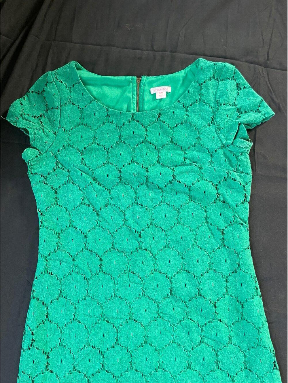 Xhilaration Emerald Green Lace Dress Medium